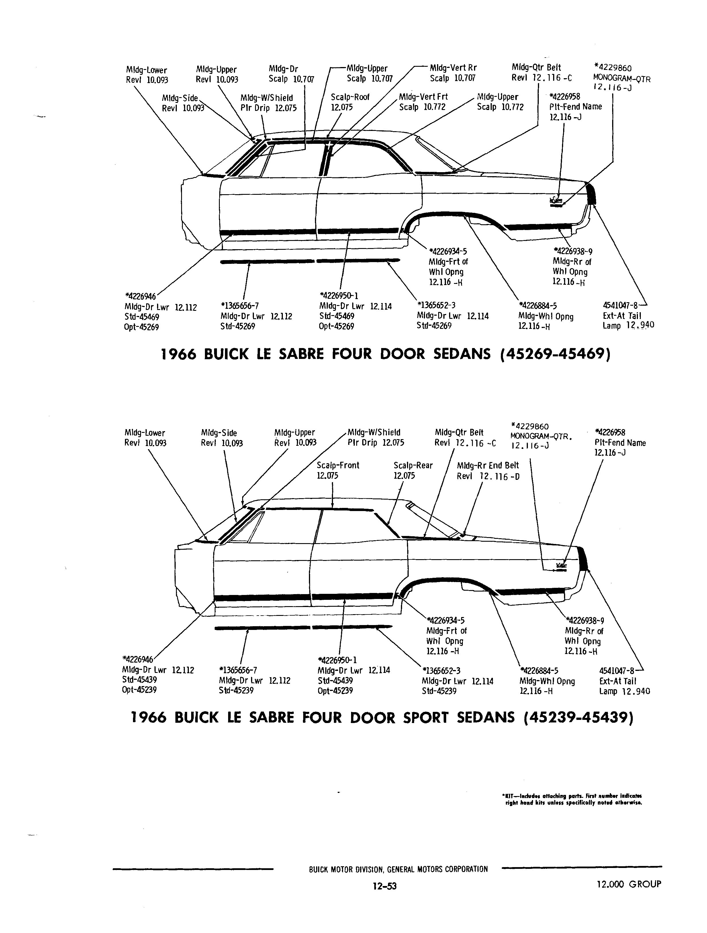 Buick 19401972 Parts illustrations / Buick Chassis And Body